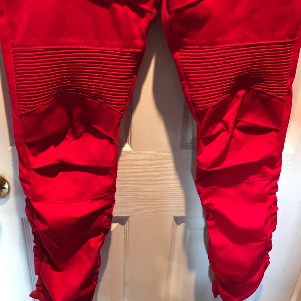 California Republic Red Stretch Jeans Size 34 - Picture 2 of 5